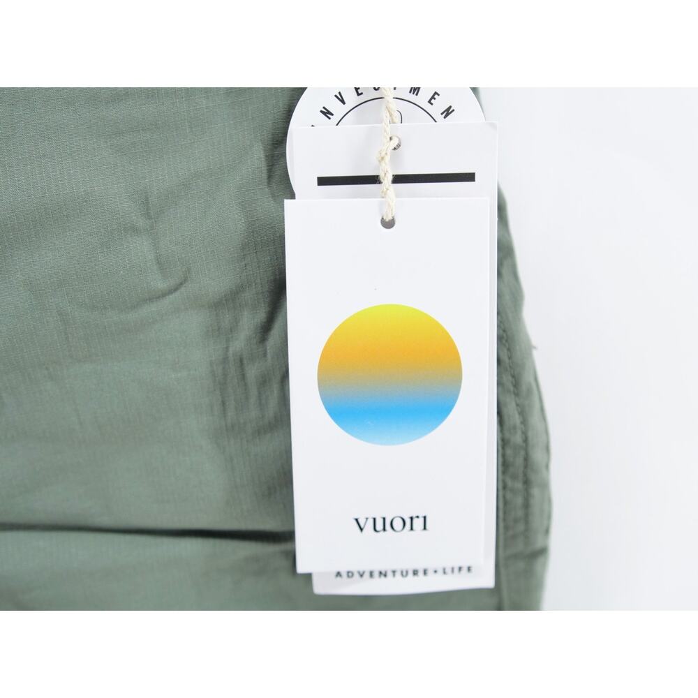 VUORI Shorts Ripstop Green women's Performance Sz XS NWT - Picture 3 of 12